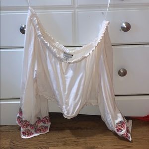 Off the shoulder crop top